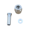 Nipple 7mm - oml�ber 7/16-20 UNF - pakning hvid