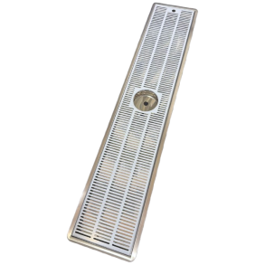 Spildbakke SS 120x22 med SPUL INDBYG