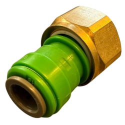 Lynkobling Gas 3/8 x 1/2 omlber med kontraventil