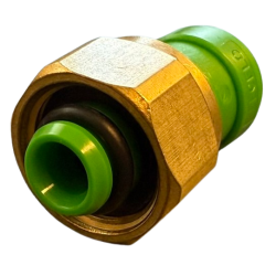 Lynkobling Gas 3/8 x 1/2 omlber med kontraventil