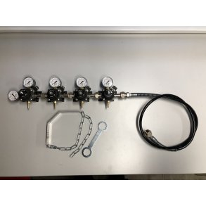 Co2 Station 4x4 bar - Hjtrykslange, Flaskeholder, Ngle