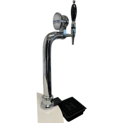 Bordkants sjle Excelsior Chrome 1 hane inkl. Frogeye Topskilt &amp; LED