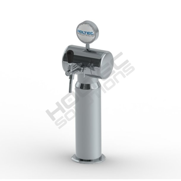 Bottleneck trn 1 Hane Rustfrit/Poleret/Frogeye inkl. LED Lys