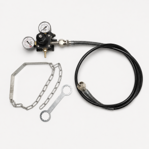 Co2 Station 1x4 bar - H�jtrykslange, Flaskeholder, N�gle