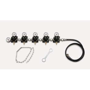 Co2 Station 5x4 bar - H�jtrykslange, Flaskeholder, N�gle