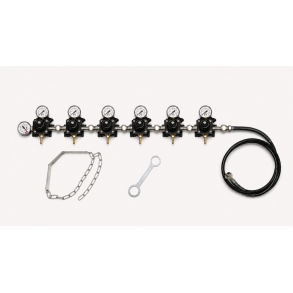 Co2 Station 6x4 bar - H�jtrykslange, Flaskeholder, N�gle