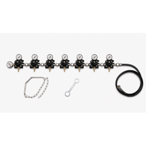 Co2 Station 7x4 bar - H�jtrykslange, Flaskeholder, N�gle