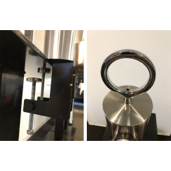 Bordkant trn med 3 haner og spildbakke