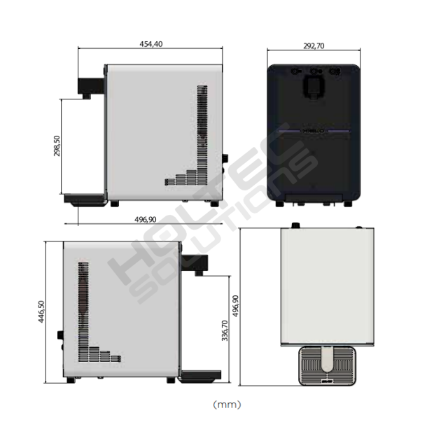 Hielo Drikkevandskler - koldt vand og danskvand, bordmodel