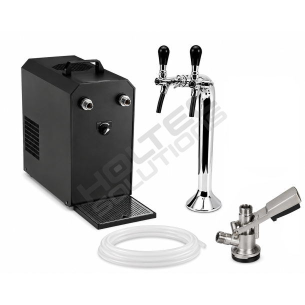 Fad�lsanl�g komplet 2 haner Kobra - MC40K-Luftpumpe