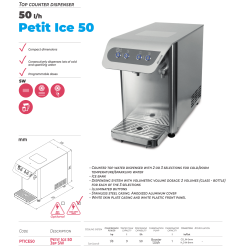 Petit Ice drikkevandskler - bordmodel med koldt vand &amp; brus