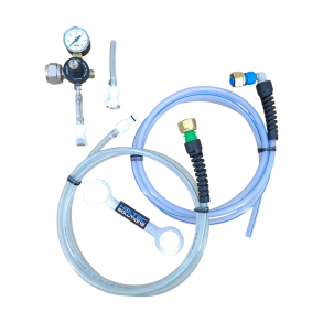 Slanges�t til MobiChill 1 hane - med Co2 regulator - til Luft & Co2 