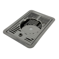 Spildbakke SS 15x22 med SPUL INDBYG