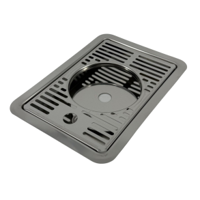 Spildbakke SS 15x22 med SPUL INDBYG