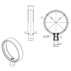 81,5mm Topring til Frogeye Gold m. O-ring