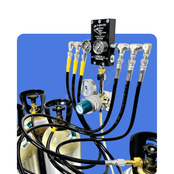 Co2 omskifter E2 med slanger