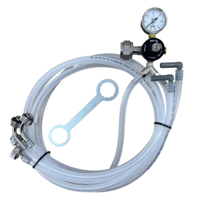 Slanges�t til MobiChil 2 haner - med Co2 regulator - bl�d slange