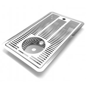 Til indbygning med spul/afløb