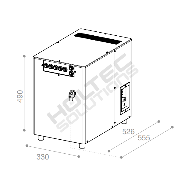 Water 120 drikkevandskler med &amp; u. brus + 1 premix