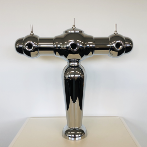 Kugletrn 3 Chrome LED lys