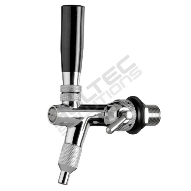 Kompensator/Stout hane med si G5/8x35x10 SS Chrome 