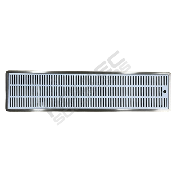 Spildbakke SS 100x22 med AFLB INDBYG