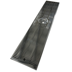 Spildbakke SS 100x22 med SPUL BORD