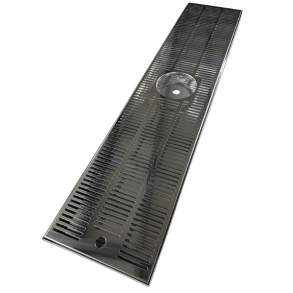 Spildbakke SS 100x22 med SPUL BORD