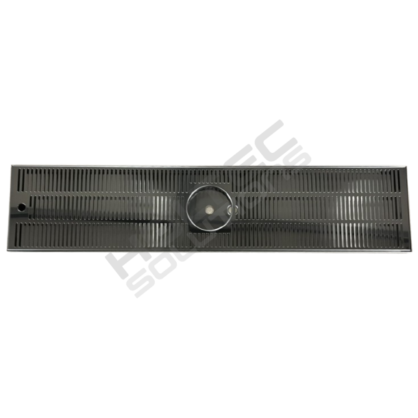 Spildbakke SS 100x22 med SPUL BORD