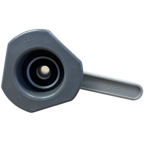 Renseadapter KeyKeg til S rensekobling Plast - Til Rensedunk