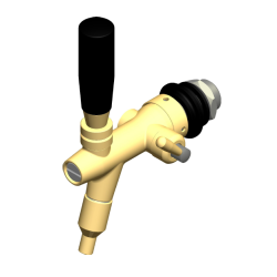 Kompensator/Stout hane med si G5/8x35x10 SS Gold