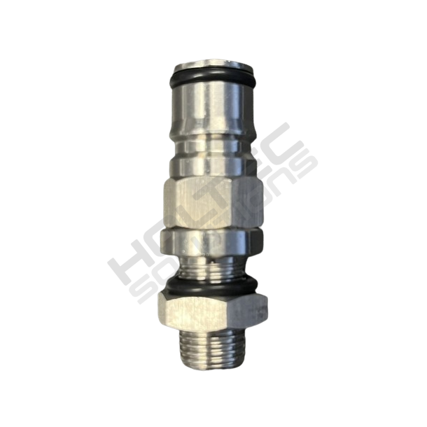 Cornelius Produkt adapter med 1/4 BSP gevind &amp; m�trik