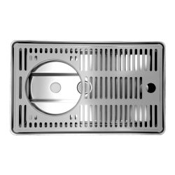 Spildbakke SS 30x18 med SPUL BORD