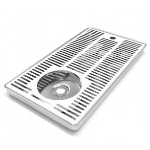 Spildbakke SS 60x22 med SPUL BORD