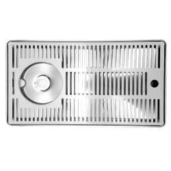 Spildbakke SS 60x22 med SPUL BORD