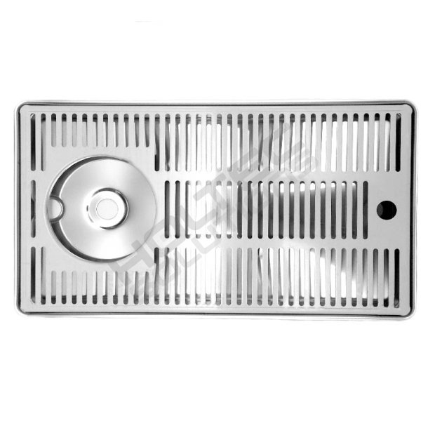 Spildbakke SS 60x22 med SPUL BORD