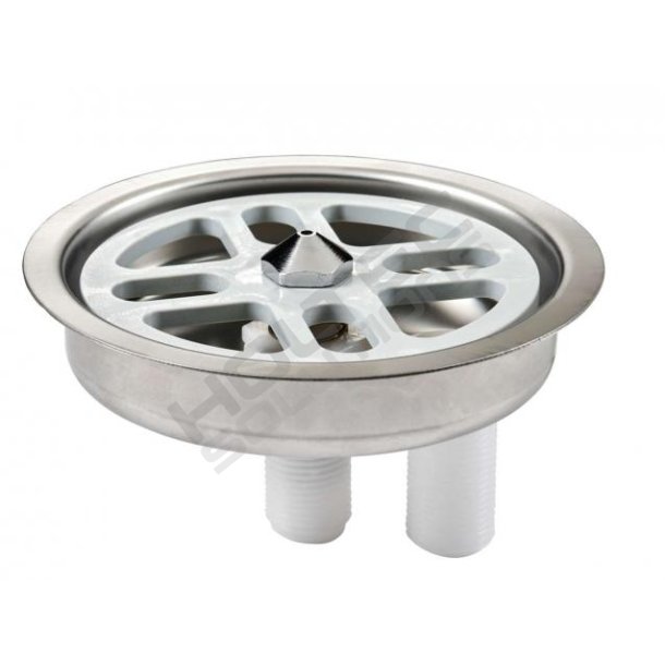Spildbakke rund 132mm med SPUL INDBYG