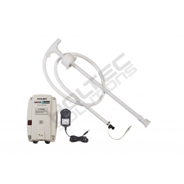 Flojet 230V /12VDC vandpumpe m. dykrr